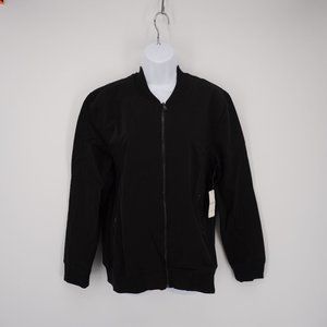 Sovereign Code NWT Men's Black Breez Lightweight Bomber Varsity Jacket Size S